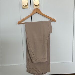 Kookaï Beige Tailored Pants in Lyocell and Linen